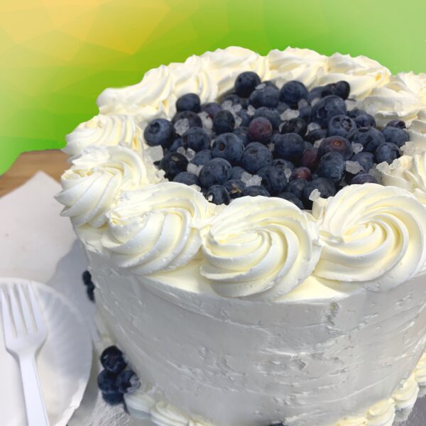 Lime Blueberry Cake
